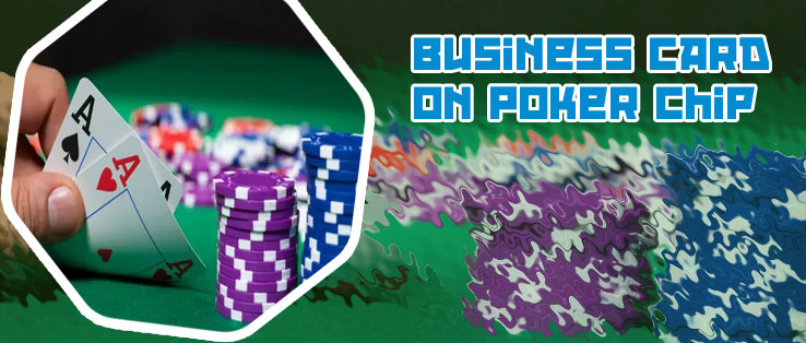 Poker chip business cards